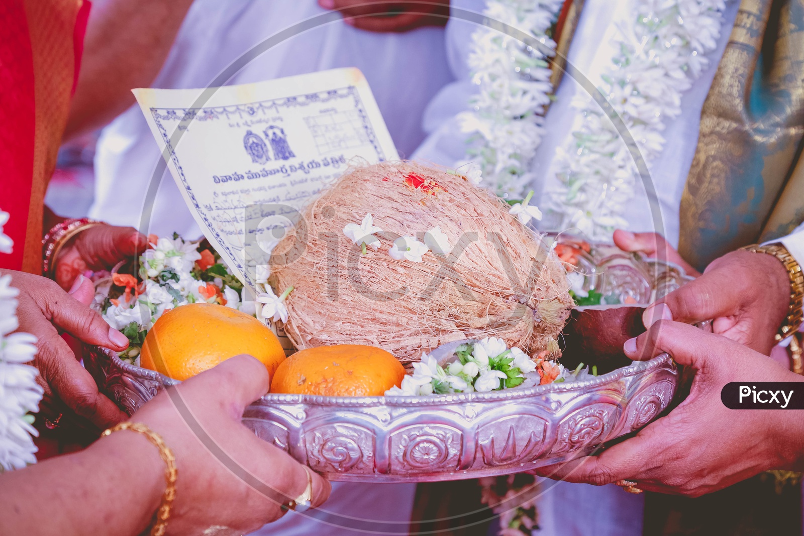 Rituals and traditional Scenes in Telugu Hindu Wedding