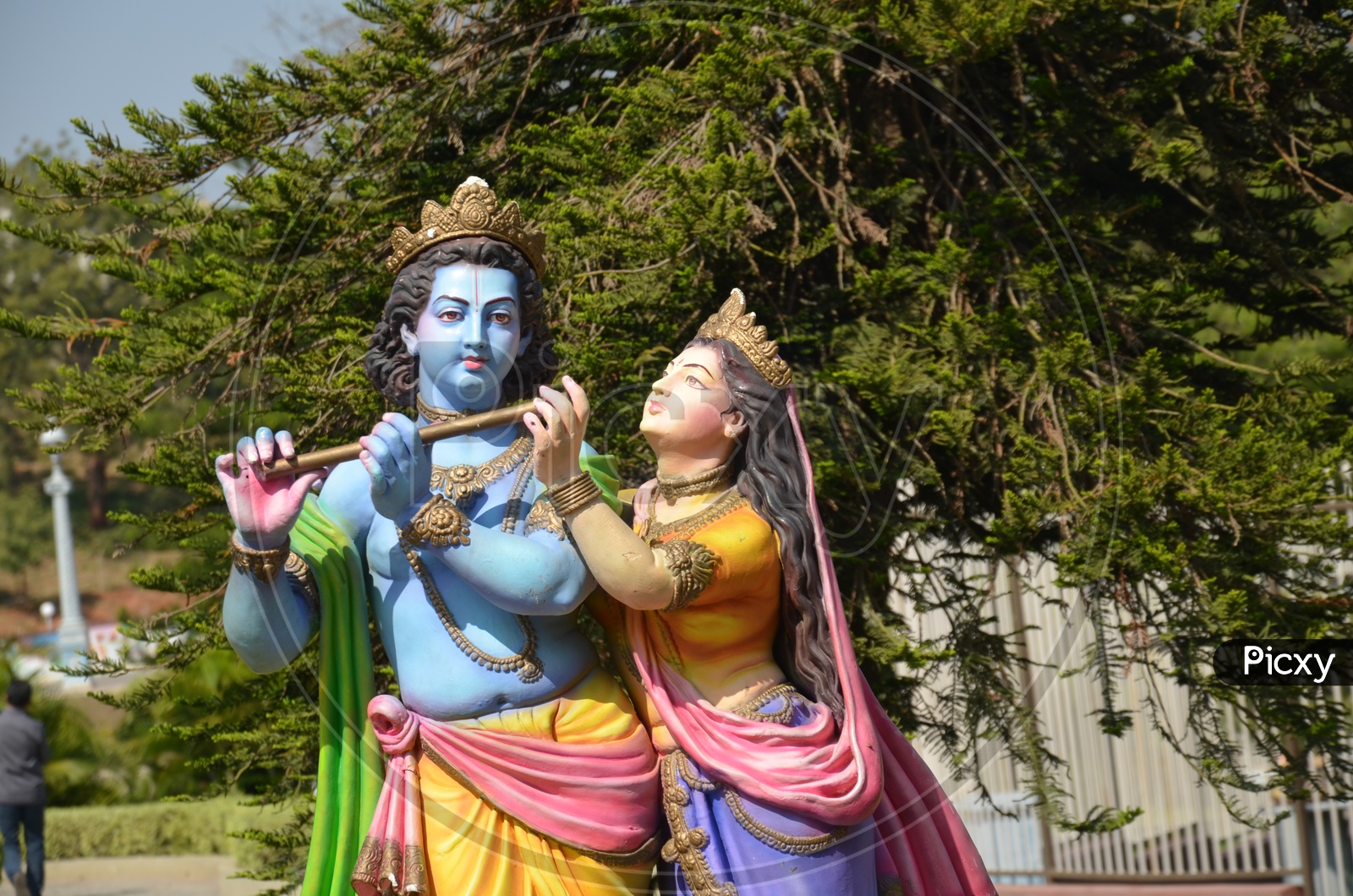 Lord Krishna And Radha Statue in Ramoji Film City