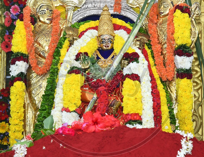 Laksha Kumkum Archana Pooja at Kanaka Durga Temple