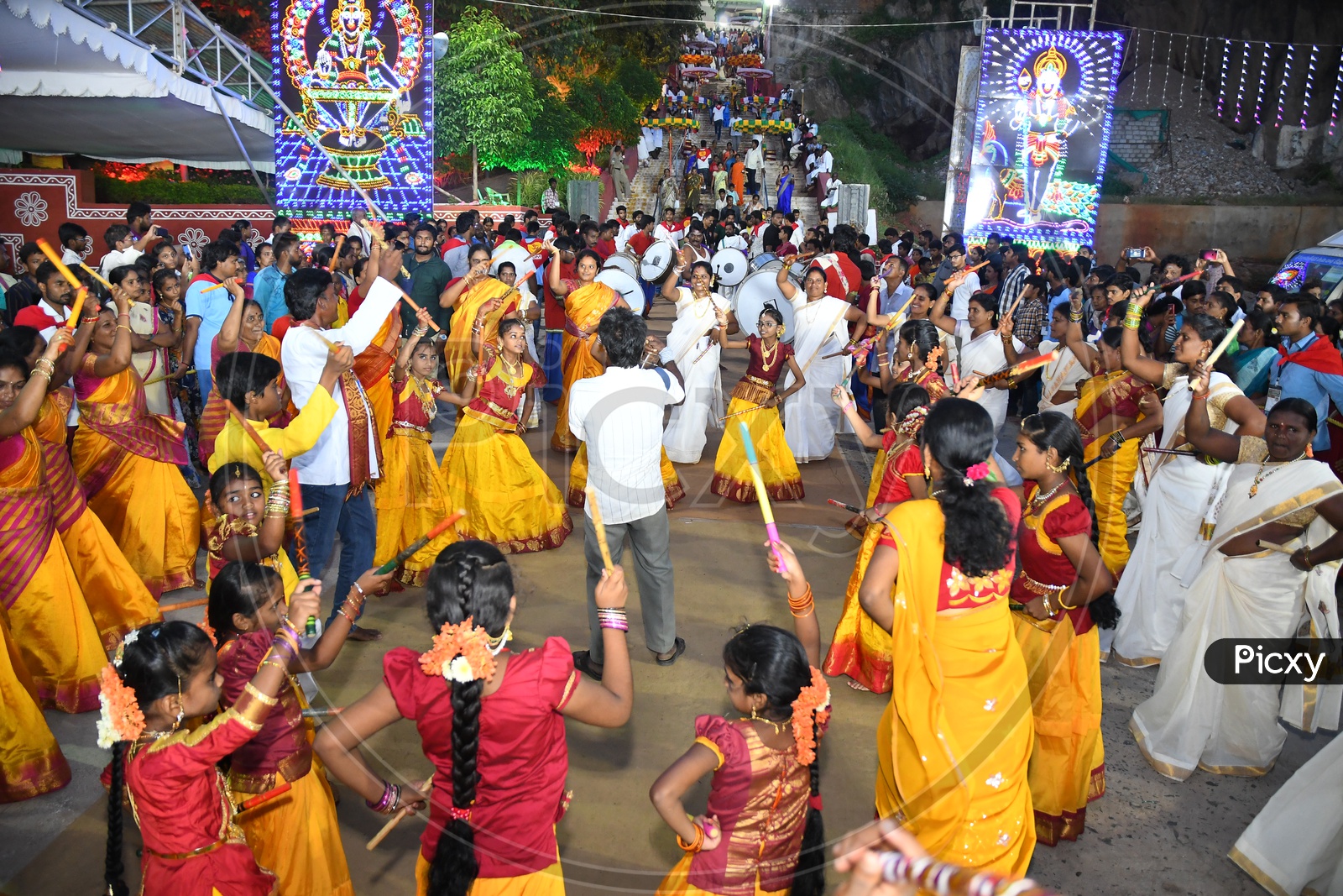 Image of Dasara Festival Celebrations at Kanaka Durga Temple