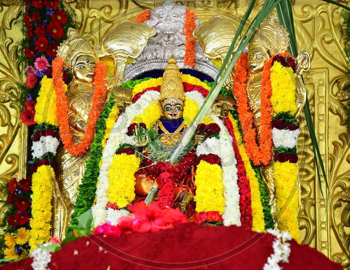 Laksha Kumkum Archana Pooja at Kanaka Durga Temple