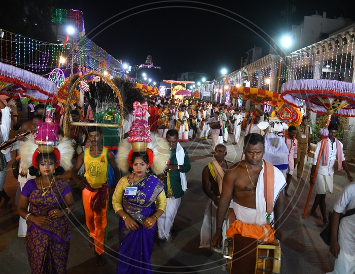 Dasara Festival Celebrations at Kanaka Durga Temple, Vijayawada