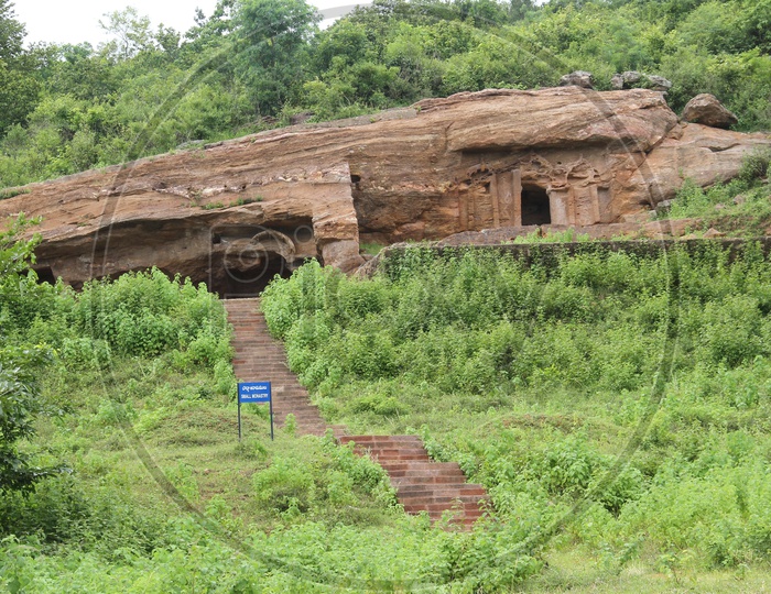 A Small Monastery of Guntupalli Buddhist Caves