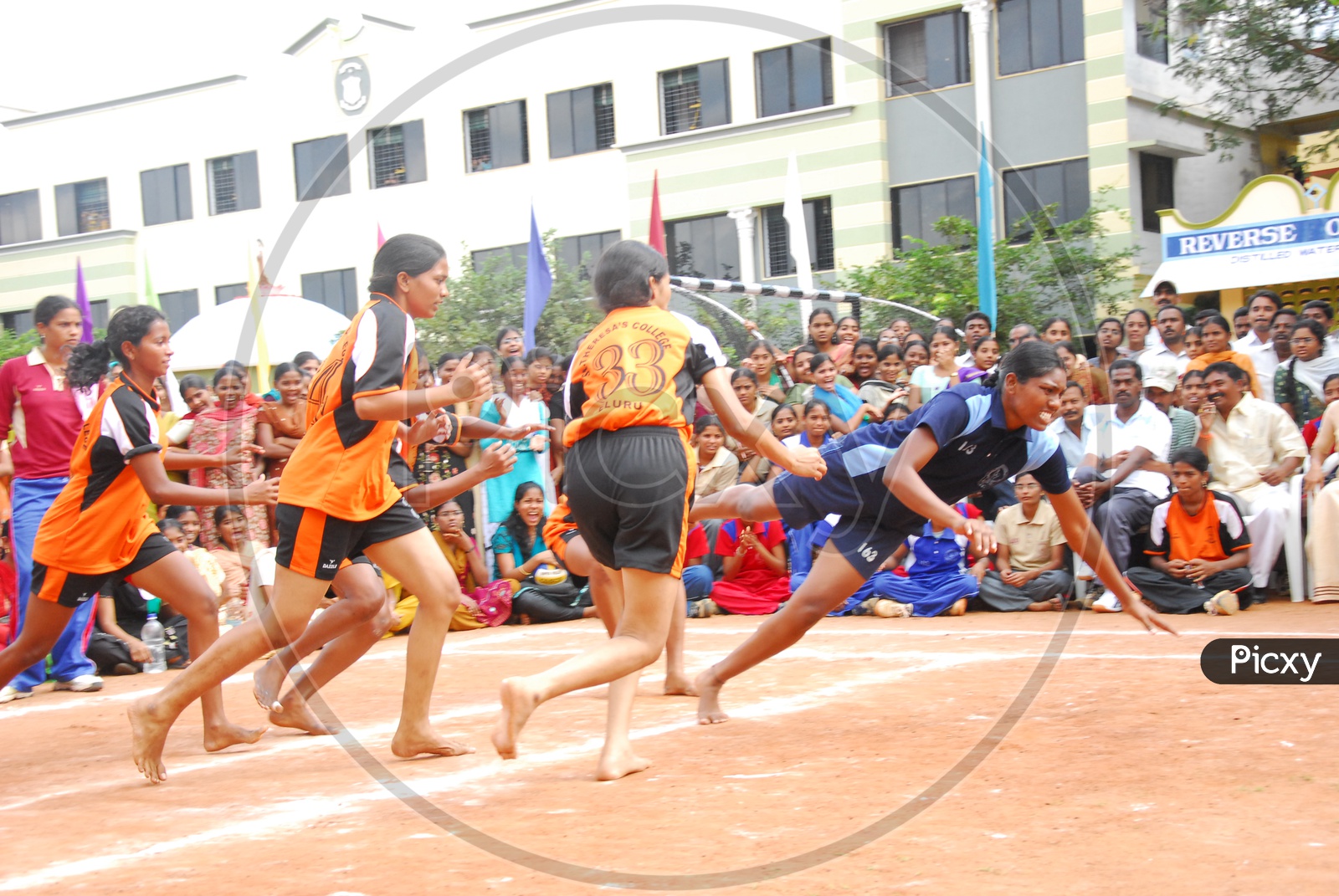 College Girls during Kabaddi Tournament