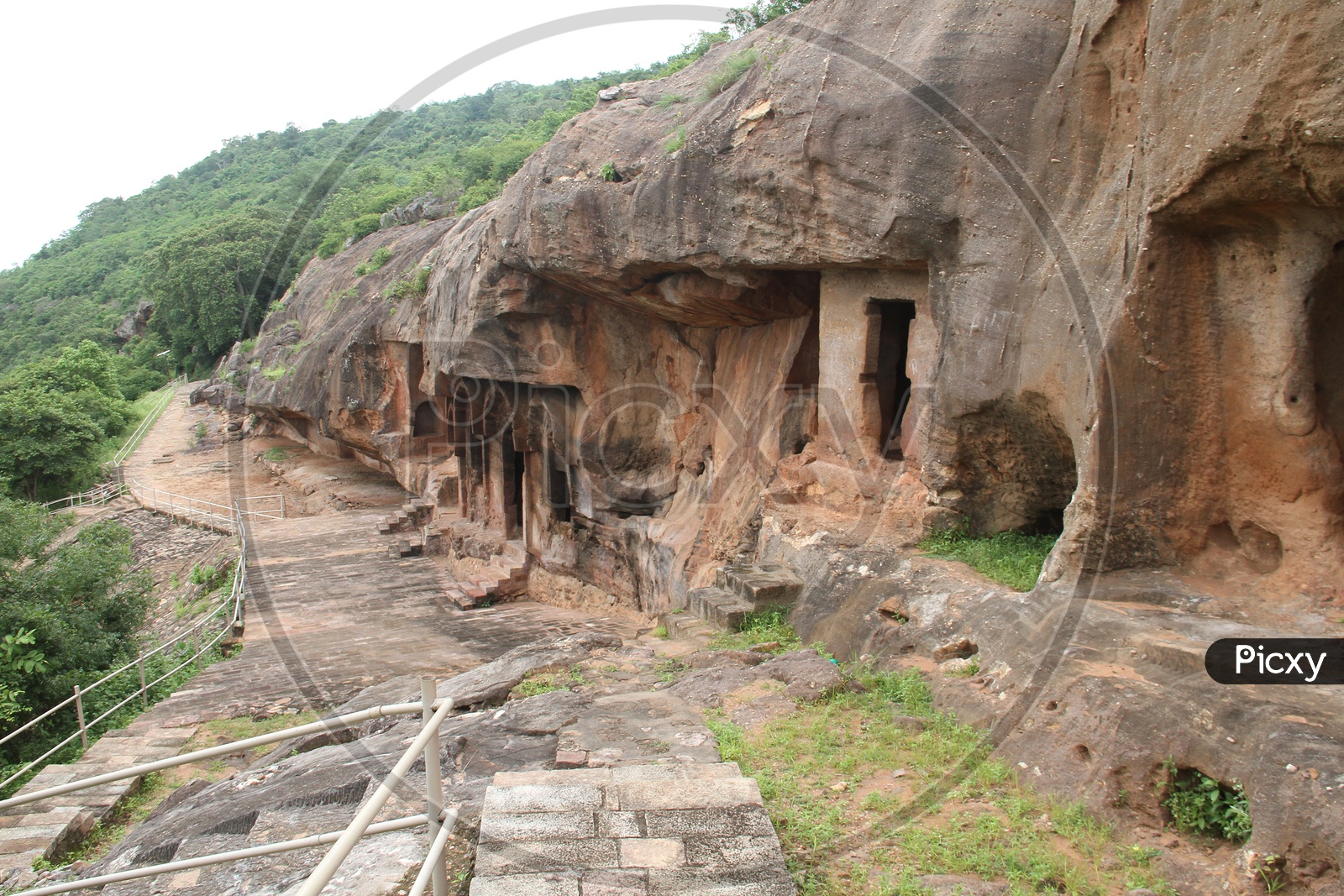 Landscape of Guntupalli Buddhist Caves