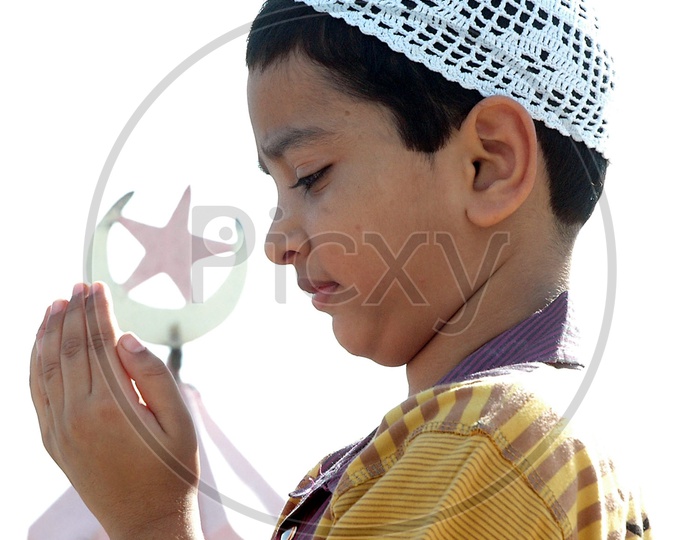 An Indian Muslim Kid doing Namaz
