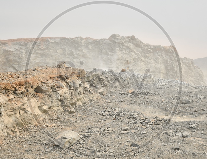 Dust in a Quarry
