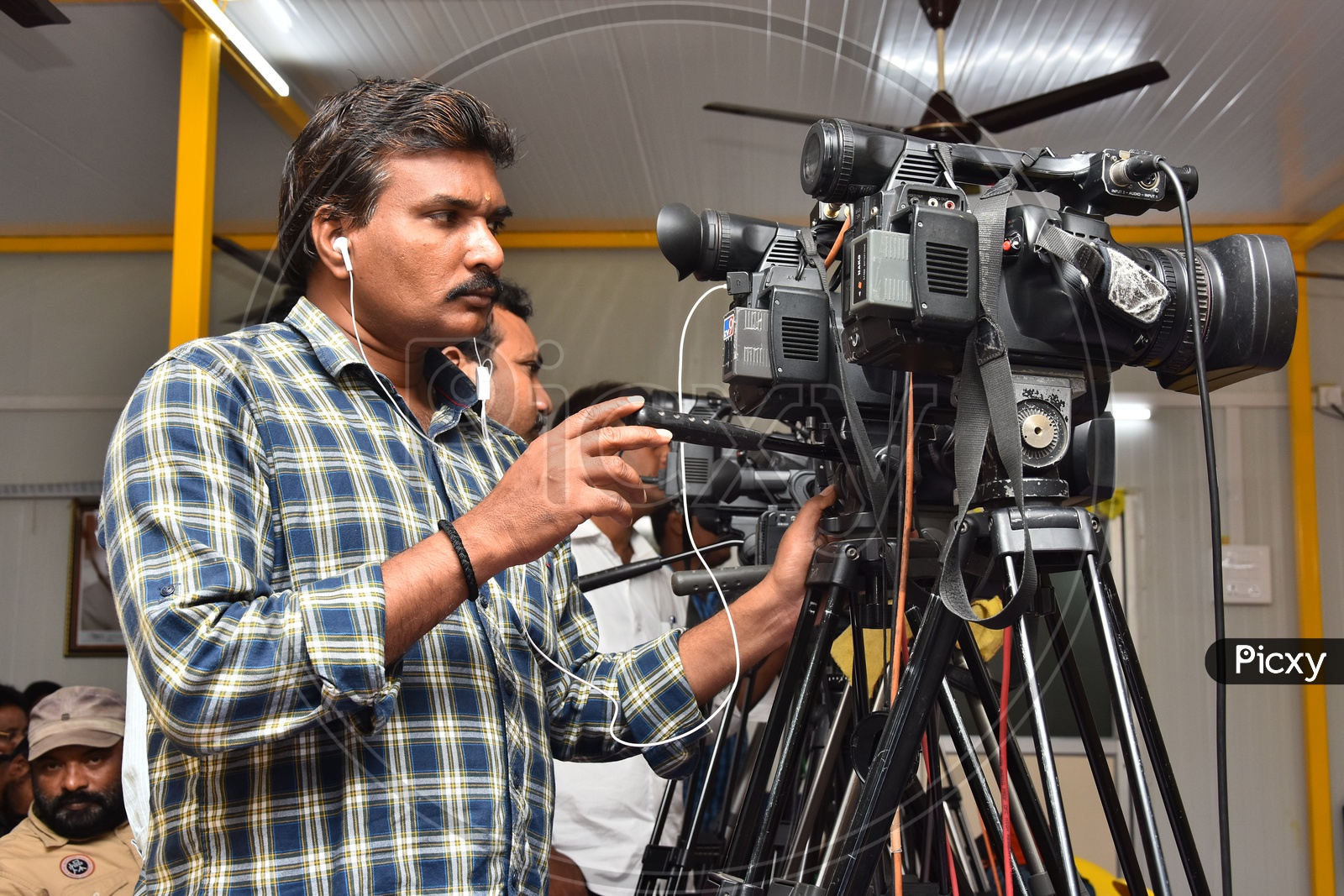 Journalist or Media Person in a Event
