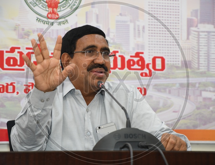 Ponguru Narayana , TDP Politician Addressing Press