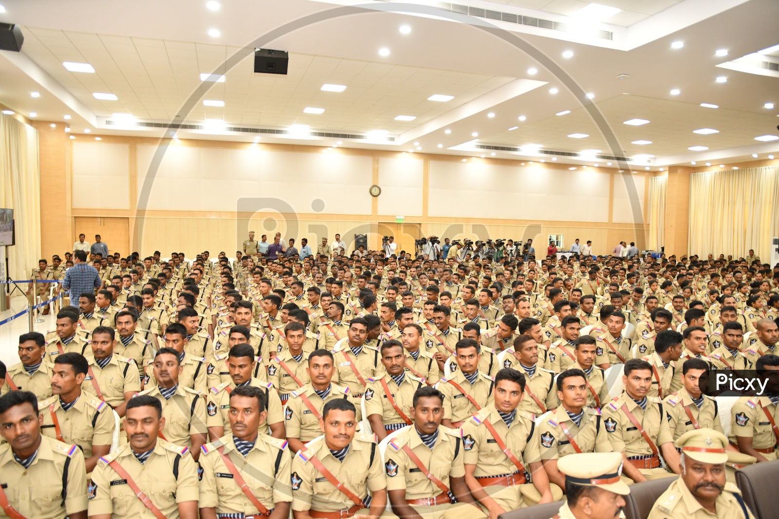 Andhra Pradesh Police Trainee Sub Inspectors in a Interaction Session with Chief Minister Nara Chandrababu Naidu, 27th June 2018