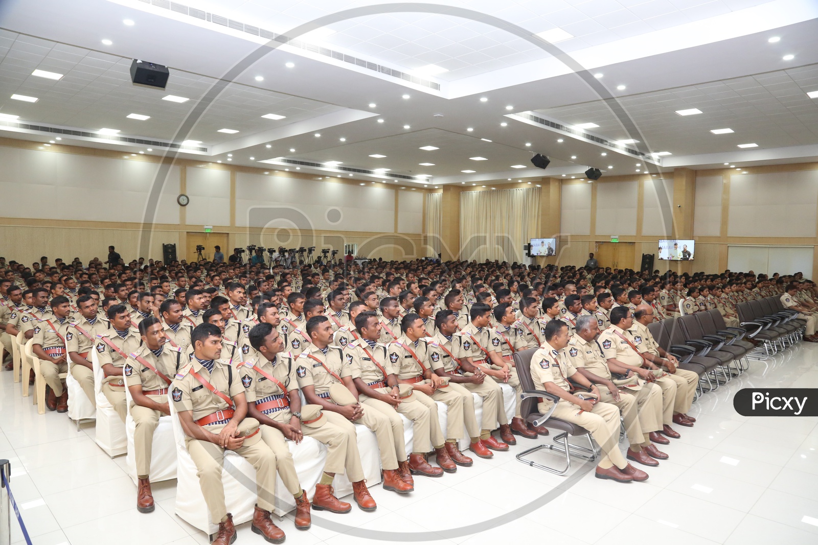 Andhra Pradesh Trainee sub inspector batch in a Interaction Session with Chief Minister Nara Chandrababu Naidu, 27th June 2018