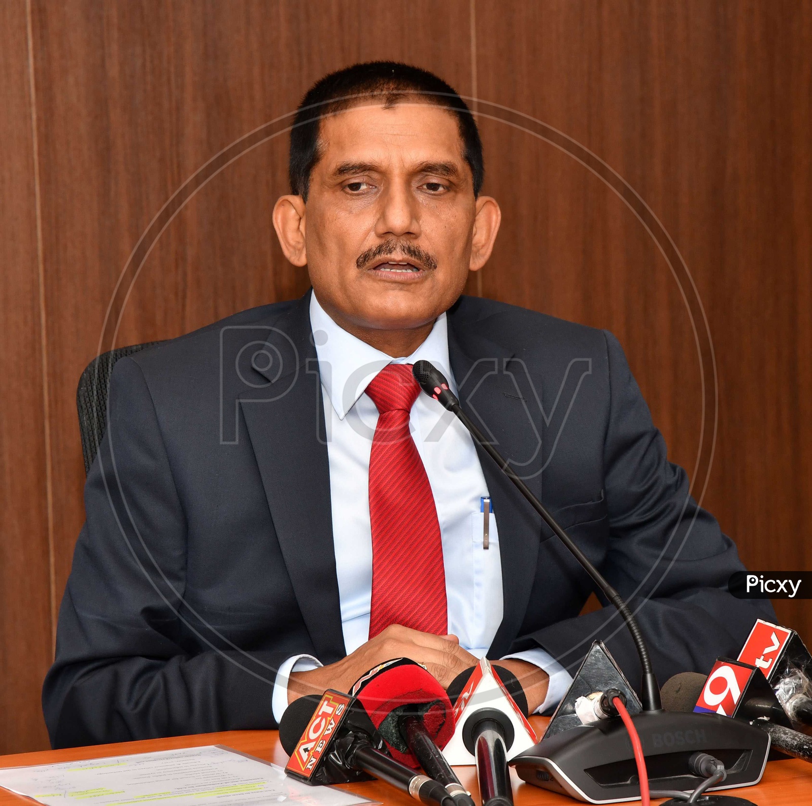 R.P. Thakur Taking Charge as ACB DG in ACB Office, Vijayawada
