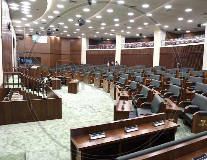 Inside Andhra Pradesh Legislative Assembly
