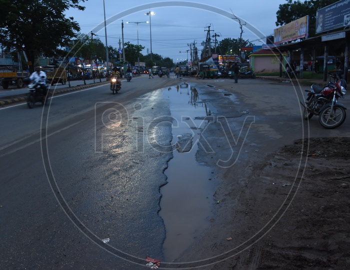 Vijayawada roads after rains
