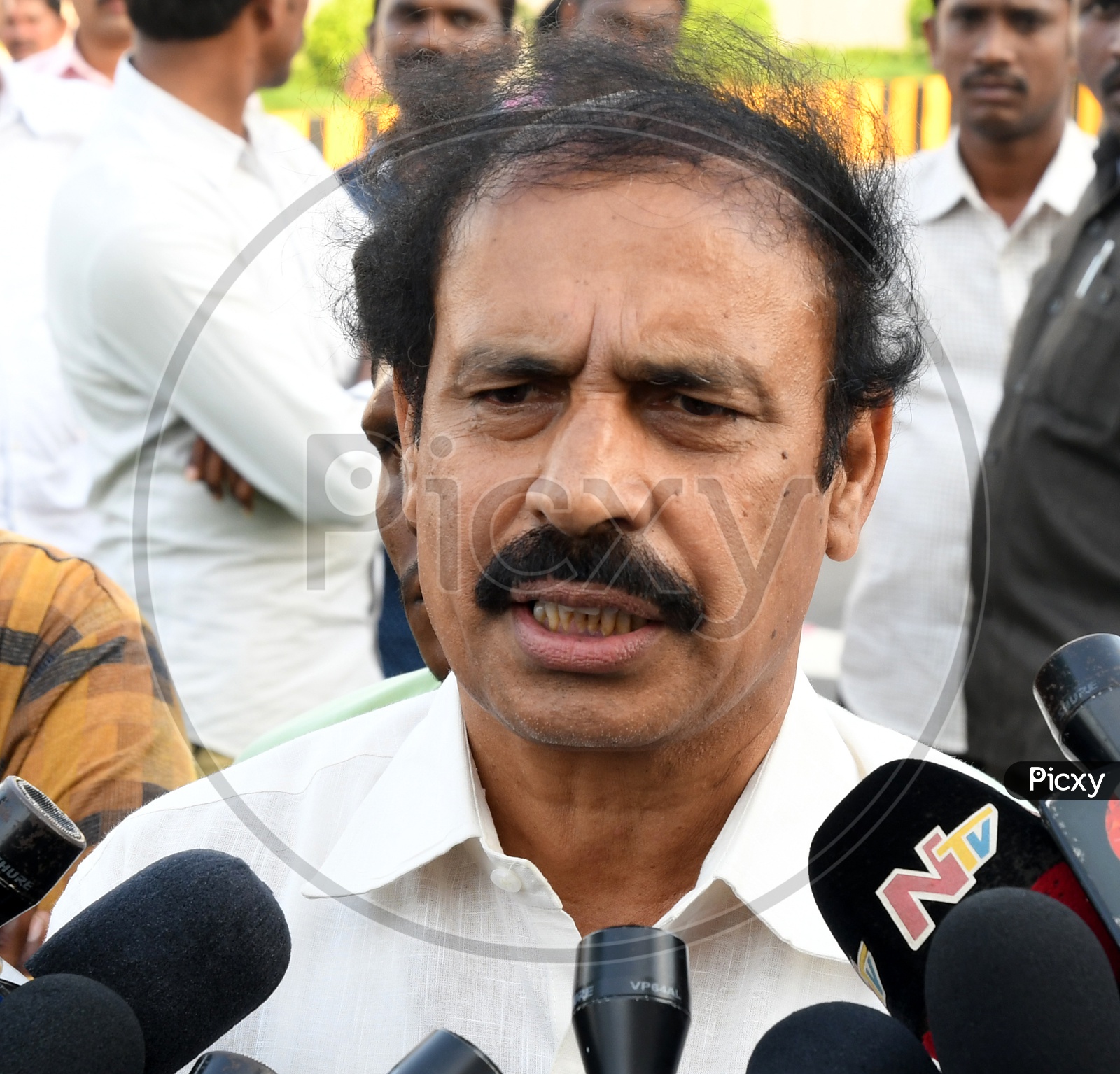 Image of CPI Rama Krishna Talking with MediaTN271766Picxy