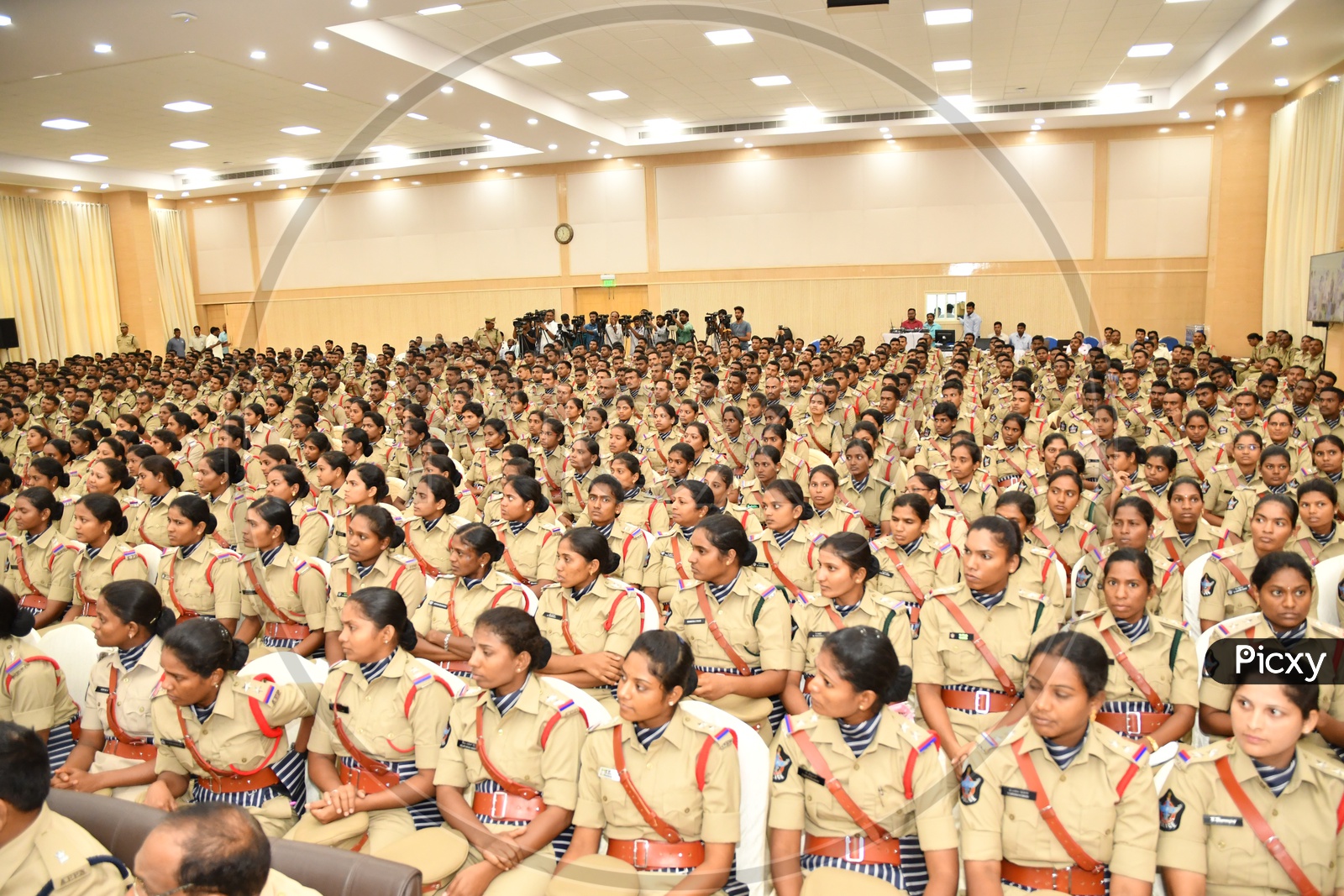 Andhra Pradesh Police Trainee Women Sub Inspectors in a Interaction Session with former Chief Minister Nara Chandrababu Naidu, 27th June 2018