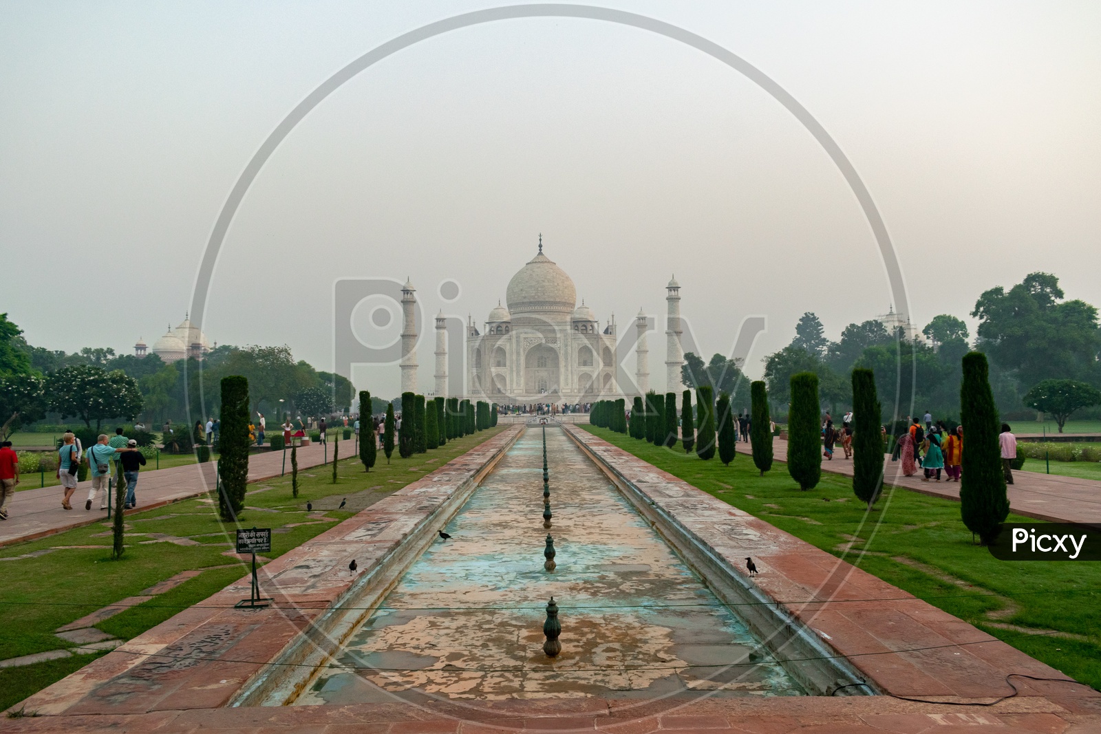 Beautiful View Of Taj Mahal