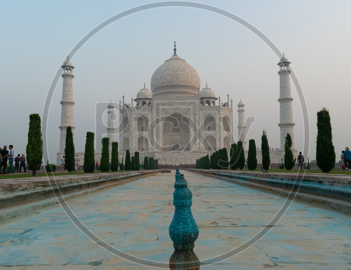 Beautiful View Of Taj Mahal