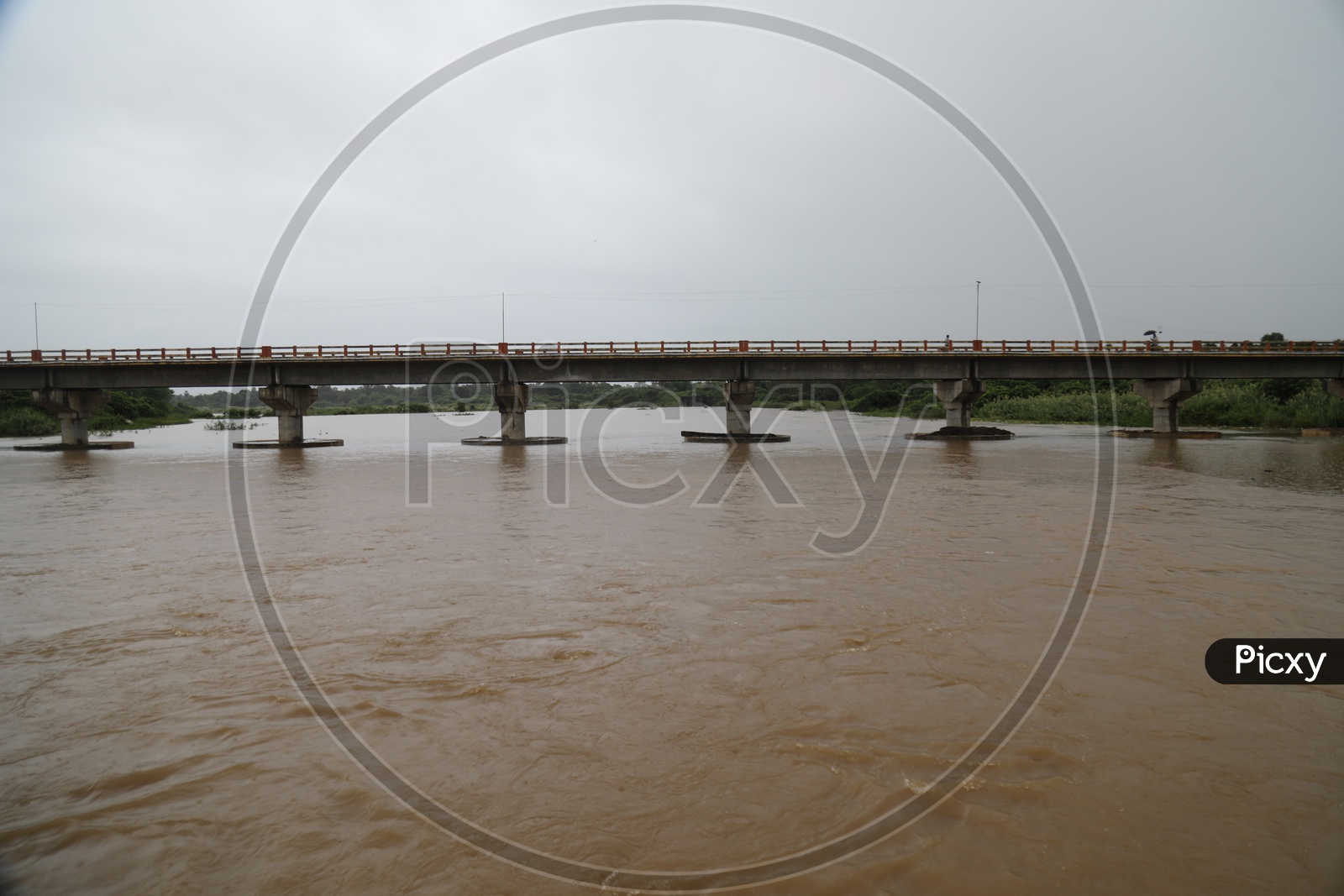 View of Bridge during floods