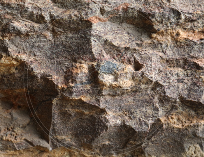 Texture of the Weathered Basalt