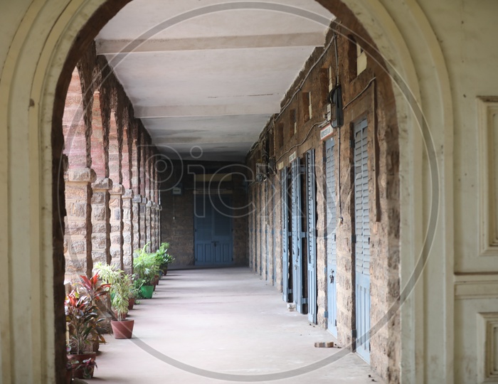 Hallway of the college