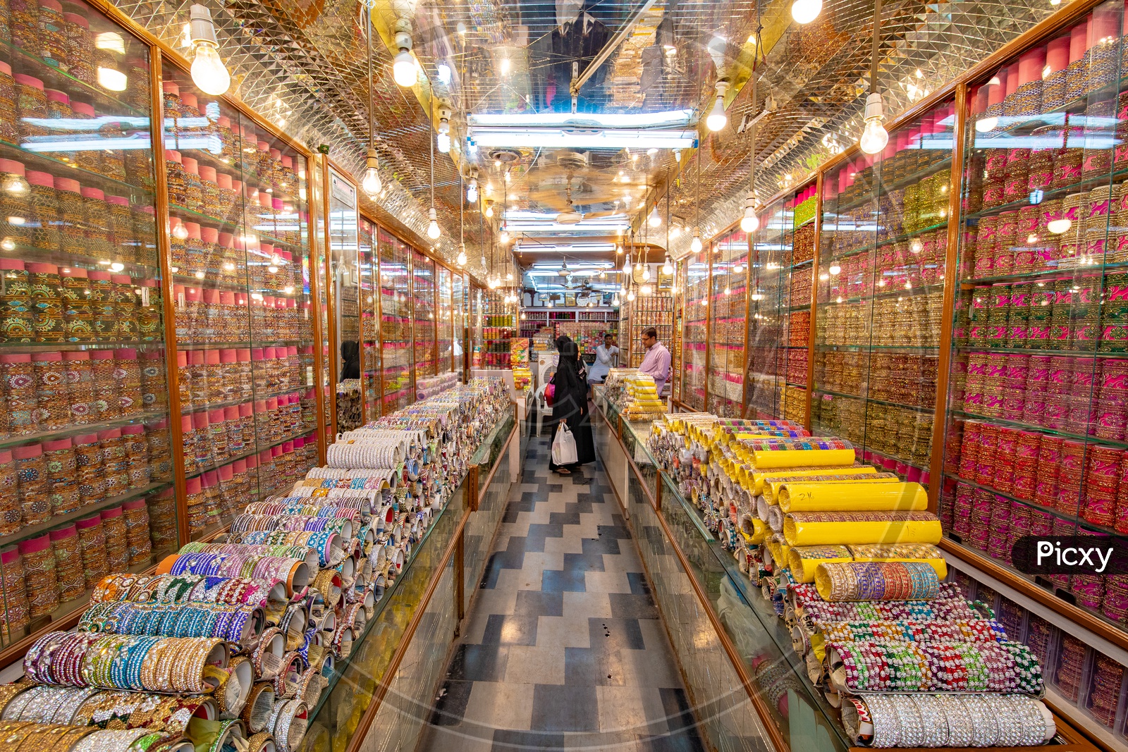 Famous Bangle Stores Around  Charminar