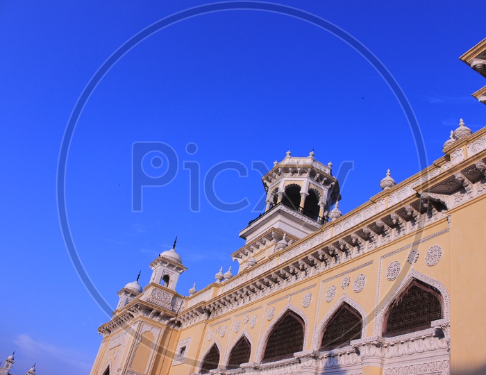 Chowmahalla Palace Architectural View With Blue Sky Background