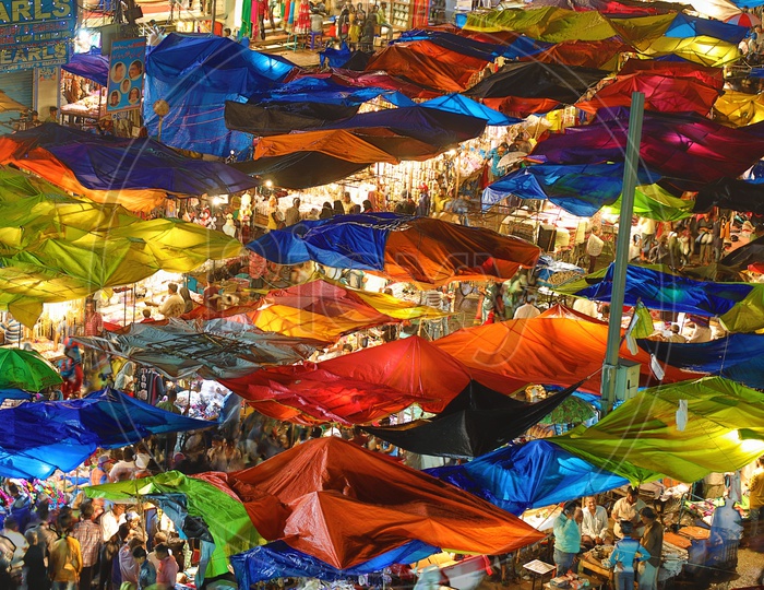 Vendor Stalls Around Charminar During ramzan Month