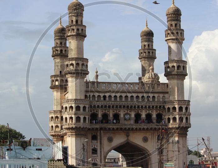 View Of Majestic Charminar From Mecca Masjid
