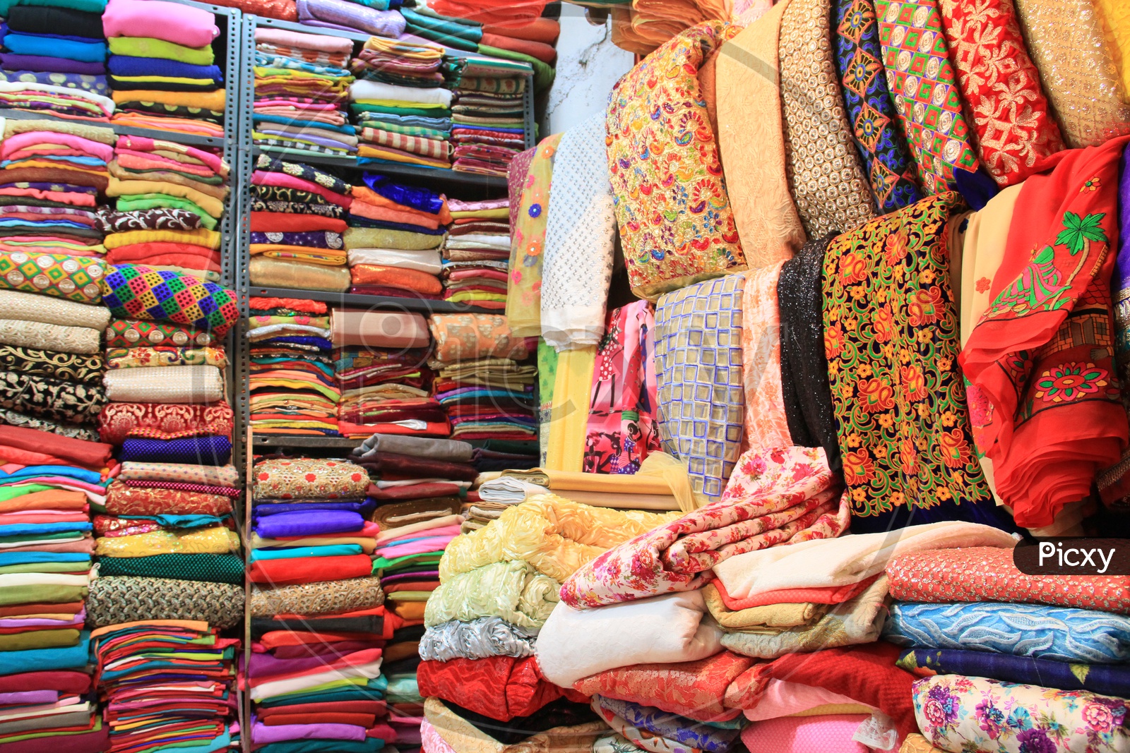 Designer Sarees Stores In Ghansi Bazaar Around Charminar