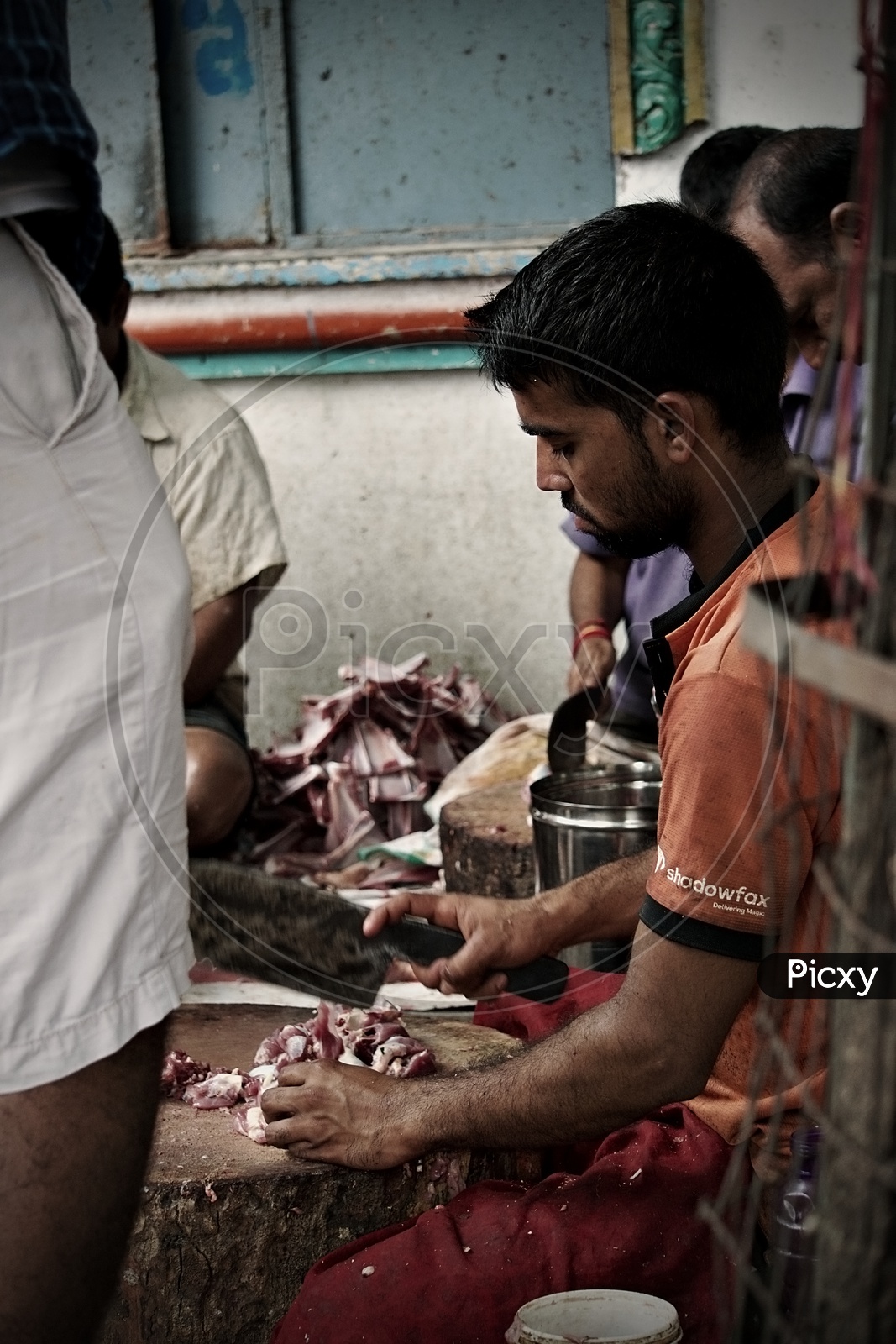 butchers in temple