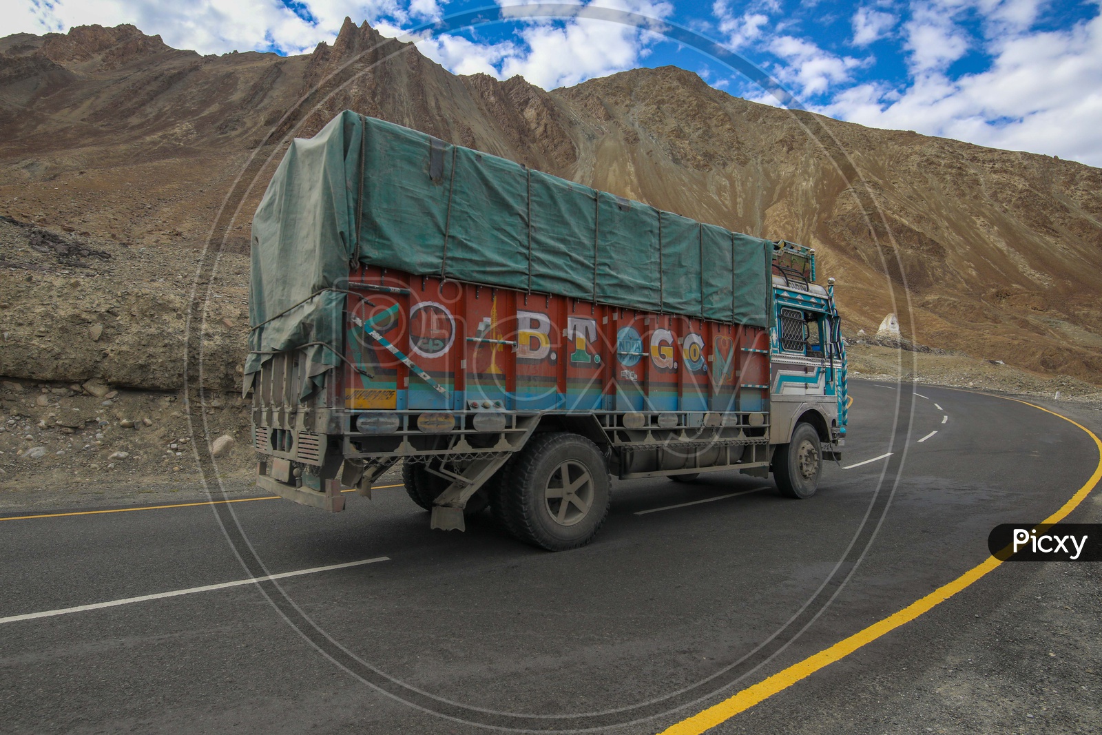 Trucks on The Ladakh Roads