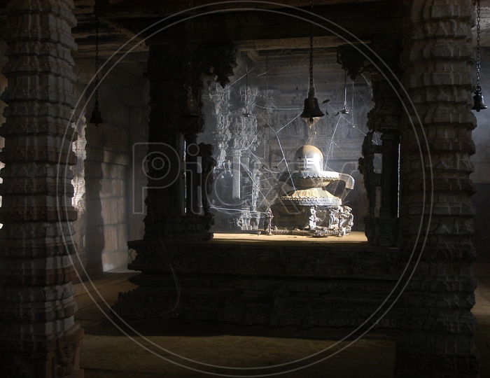 Lord Shiva Lingam in a Old Temple
