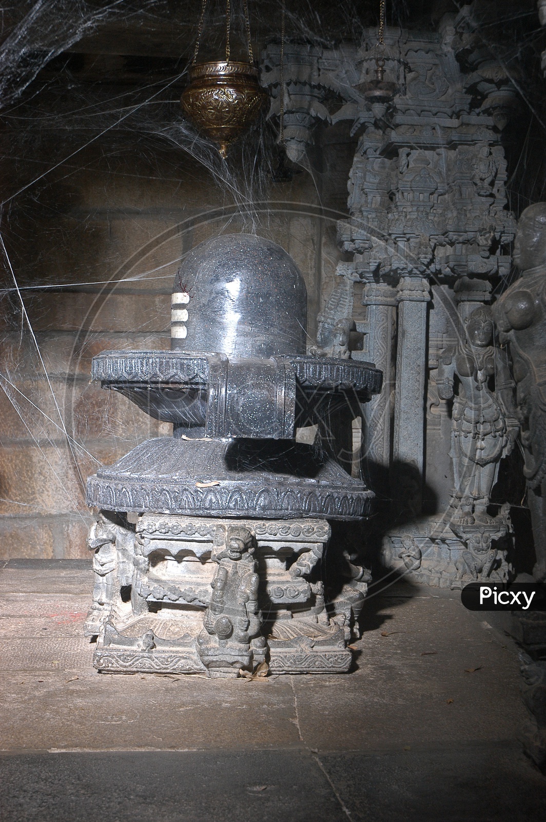 Image of Lord Shiva Lingam in a Old Temple-XV484668-Picxy