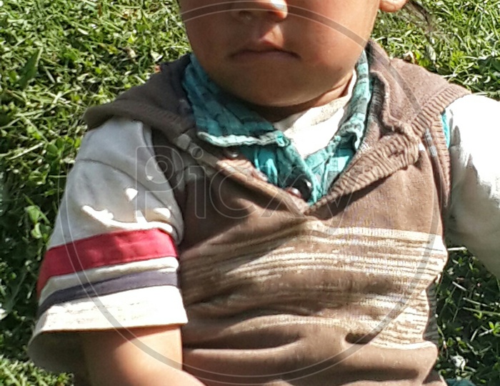 A boy in Himachal village