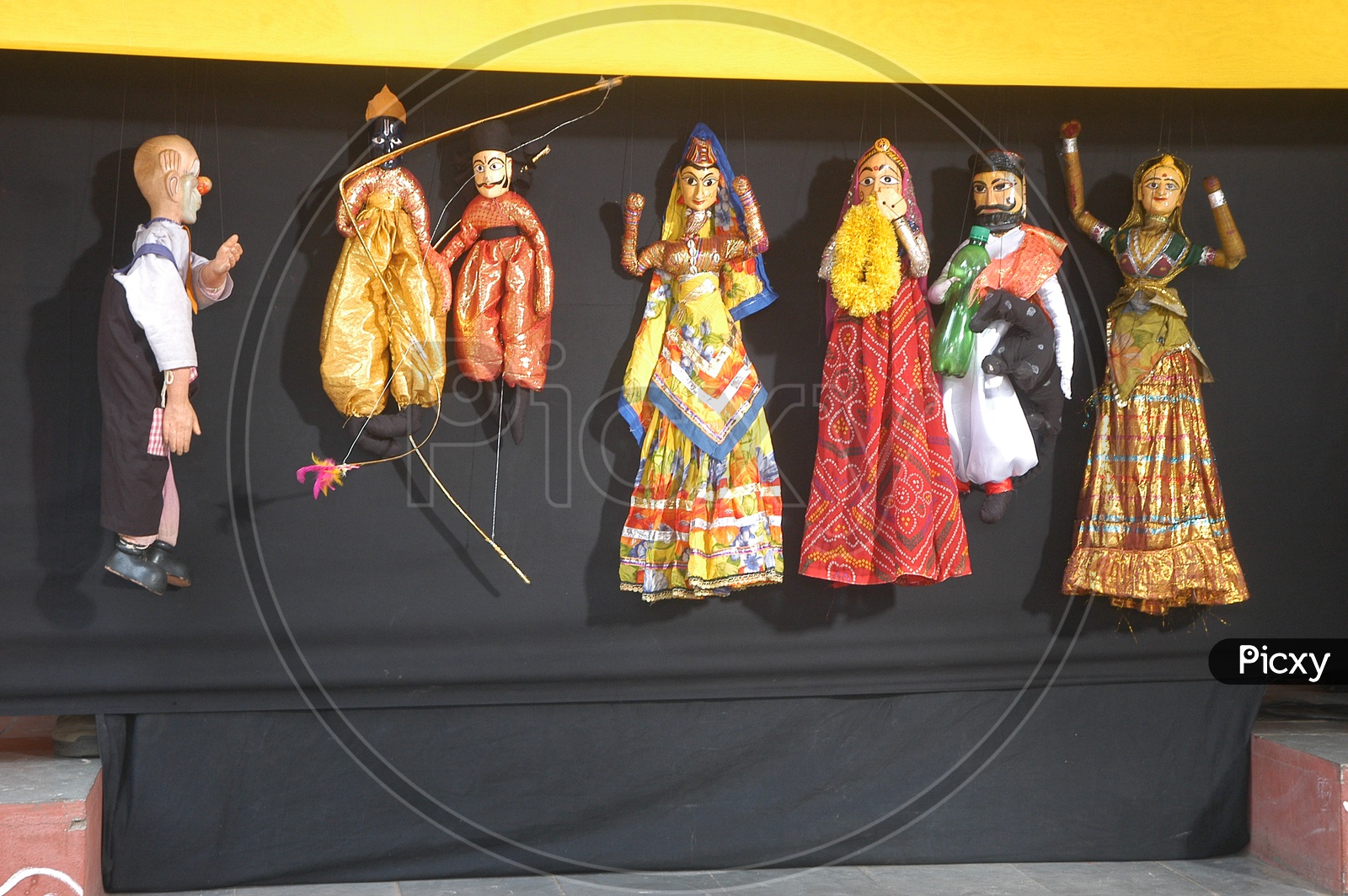 Traditional Tholu Bommalata or Shadow Puppet Show
