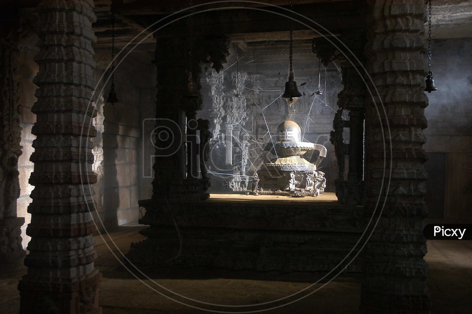 Image of Lord Shiva Lingam in a Old Temple-KQ876990-Picxy