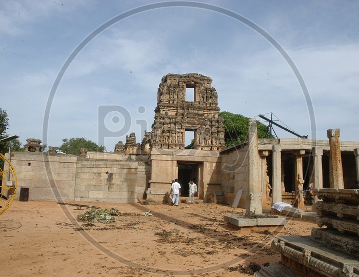 Old Ruins Of An Ancient Hindu Temple