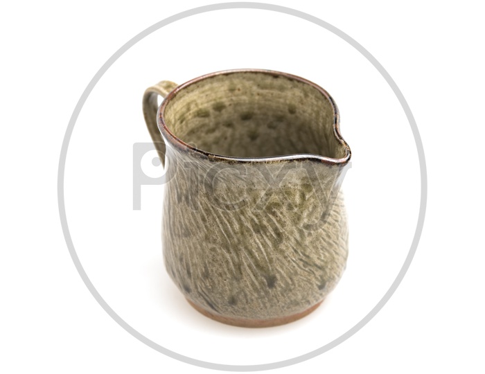 Ancient ceramic coffee dripper pot