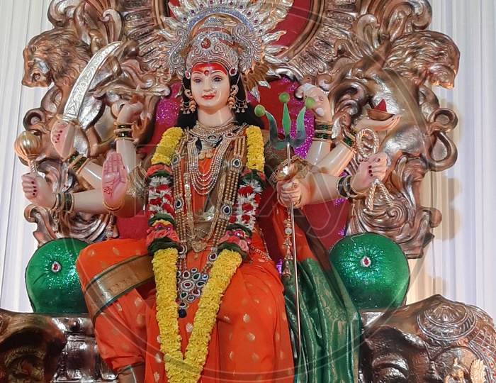 Hindu Goddess Durga Devi Statue