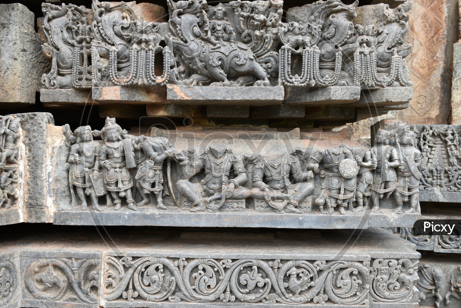 Halebeedu temple carving - historic place