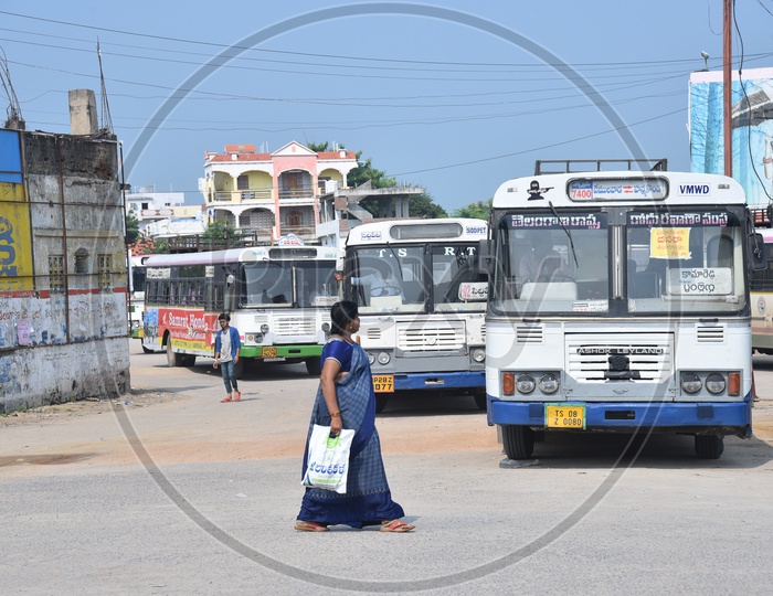 Because of the ongoing bus strike issues of TSRTC  workers union and Telangana State Government, TSRTC is forced to use the services of Private Bus Drivers and conductors