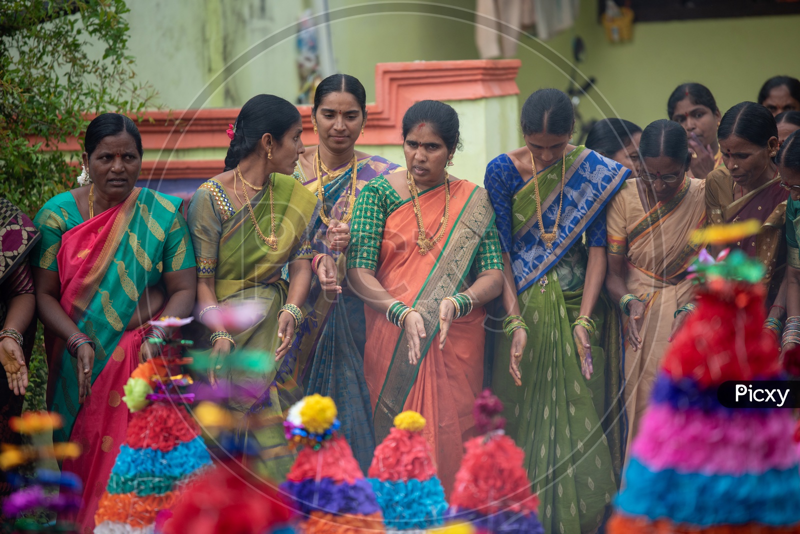 Telangana  women celebrate Saddula Bathukamma on 6th October,2019