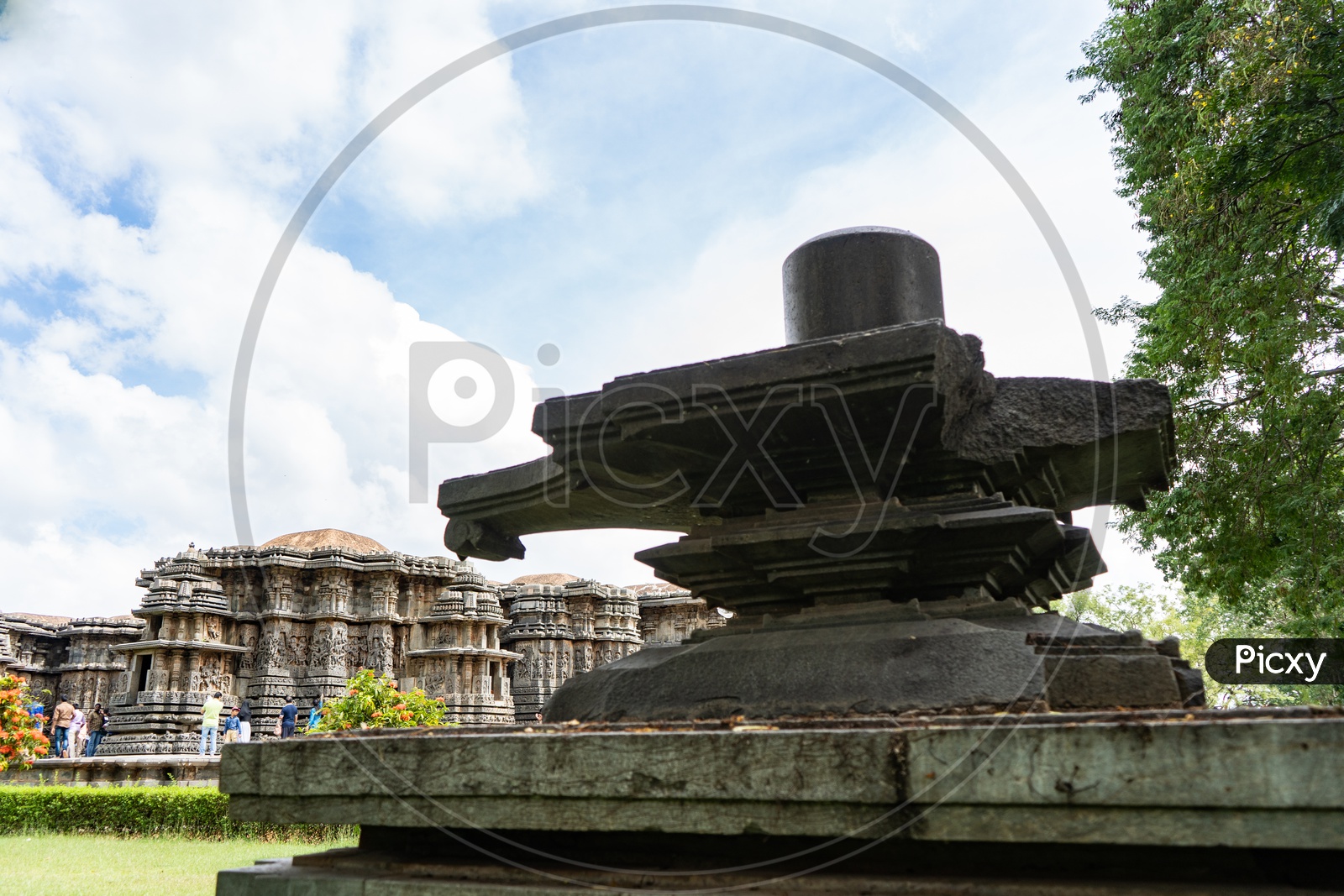 Hindu God Lord Shiva Linga Or Statue At Belur Chennakeshava Temple