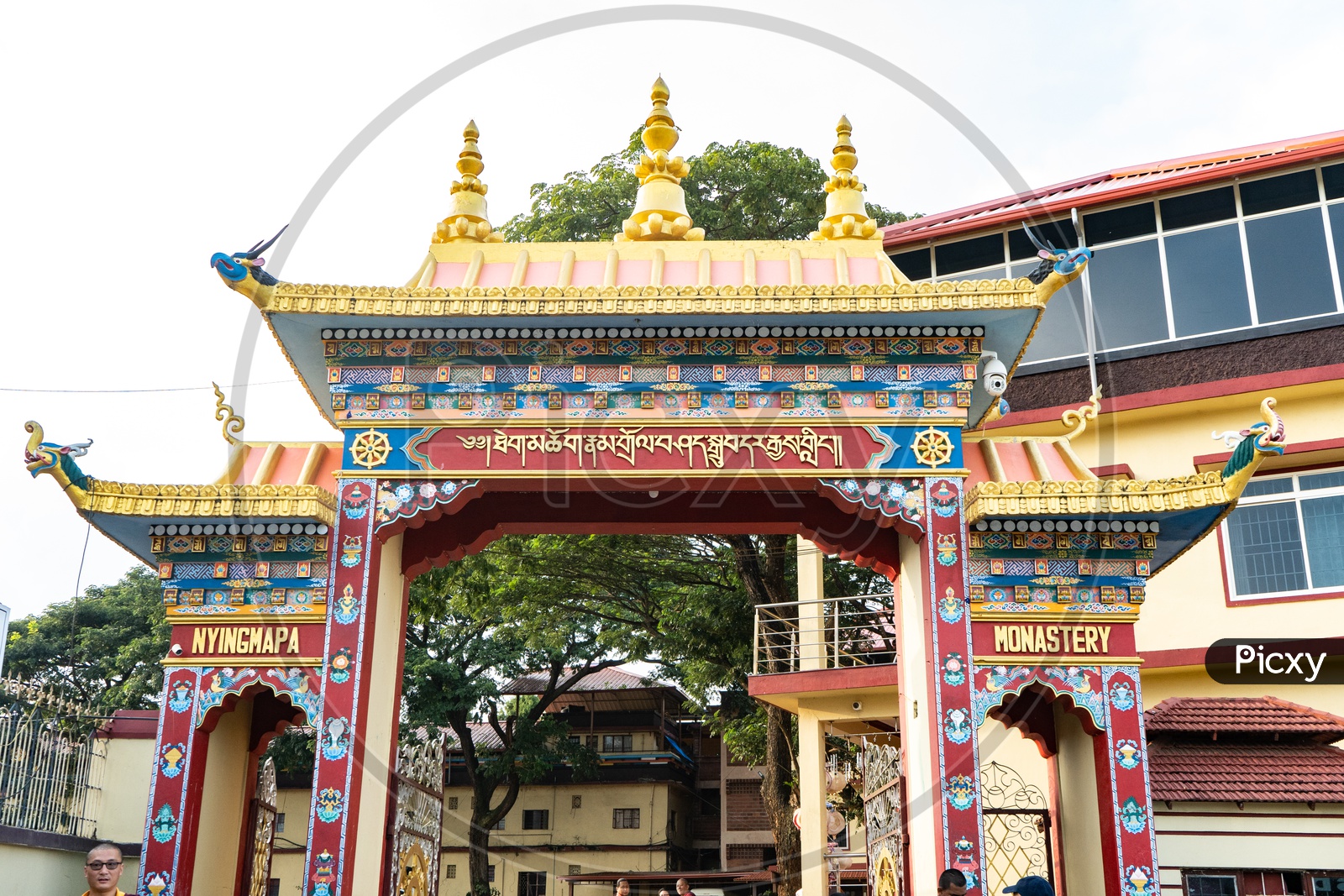 Arch At Nyingmapa Monastery