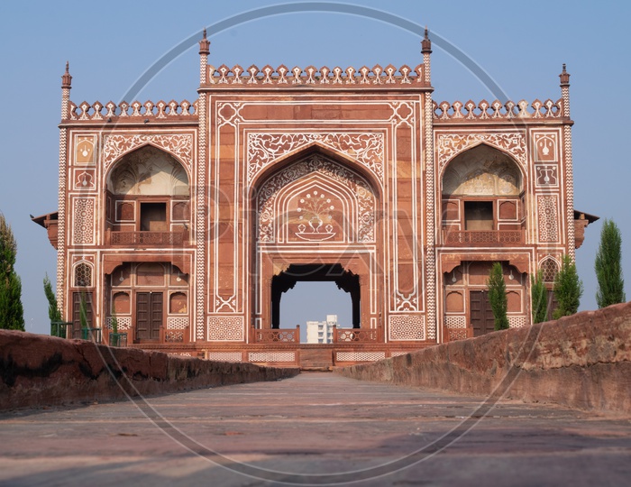 Itmad Ud Daula Tomb Entrance Arch in Agra