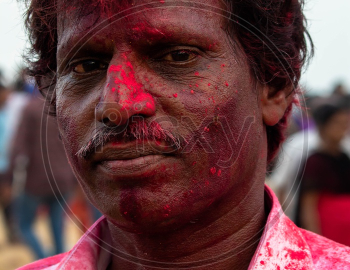 Face of Ganesh Visarjan Festival.