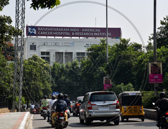 Basavatarakam Indo-American Cancer Hospital  & Research Institute  on Road no 10  Banjara Hills , Hyderabad
