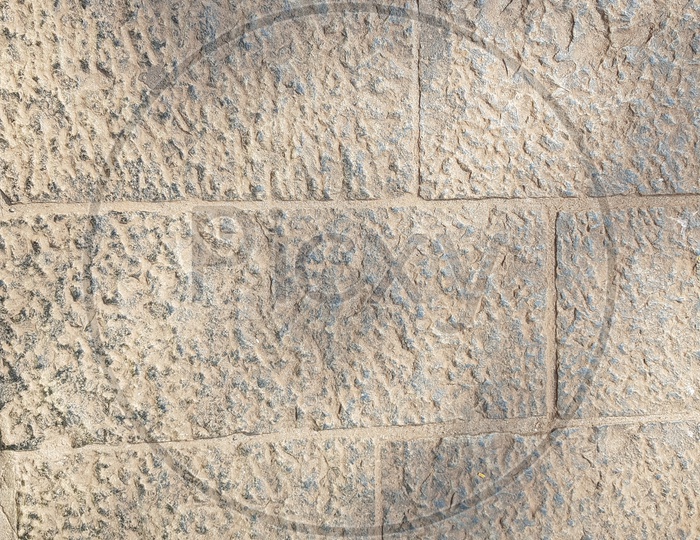 Texture Of Stone Wall With Patterns Forming a Background
