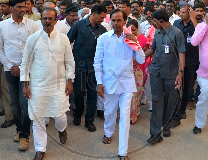 Indian Politician Kalvakuntla Chandrashekar Rao Popularly Known As  KCR